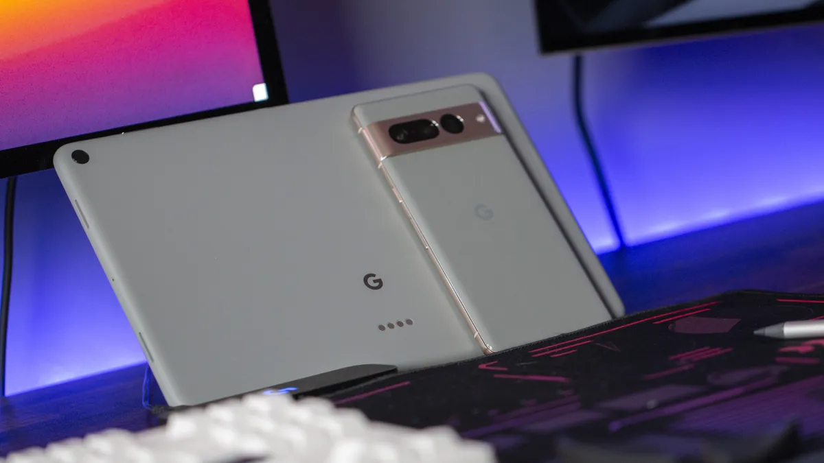 Google Pixel 7 Pro 和 Pixel 平板电脑