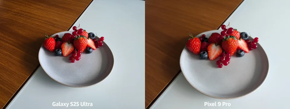 三星 Galaxy S25 Ultra 与 Google Pixel 9 Pro 的照片对比