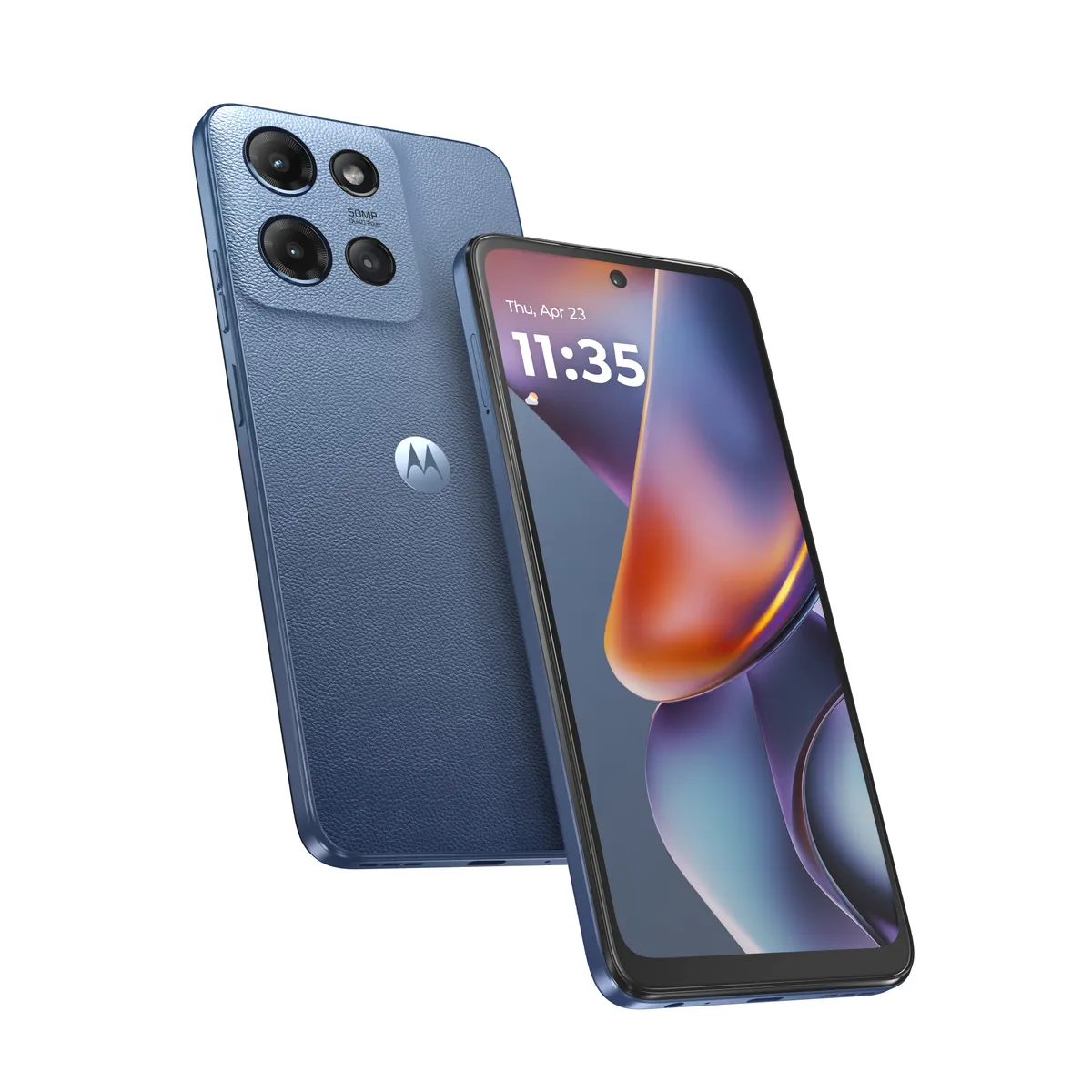 Moto G 2025 蓝宝石蓝色官方渲染图