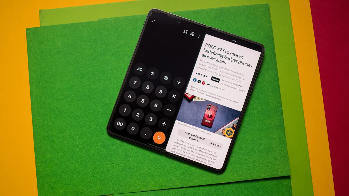 OPPO Find N5 多任务处理