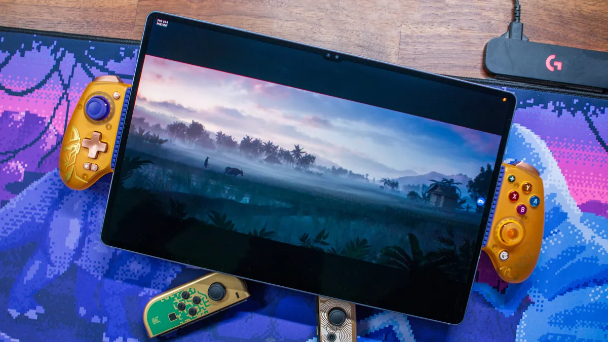 Galaxy Tab S10 Ultra 通过 Sudachi 使用 GameSir G8 Plus 玩《文明 VI》