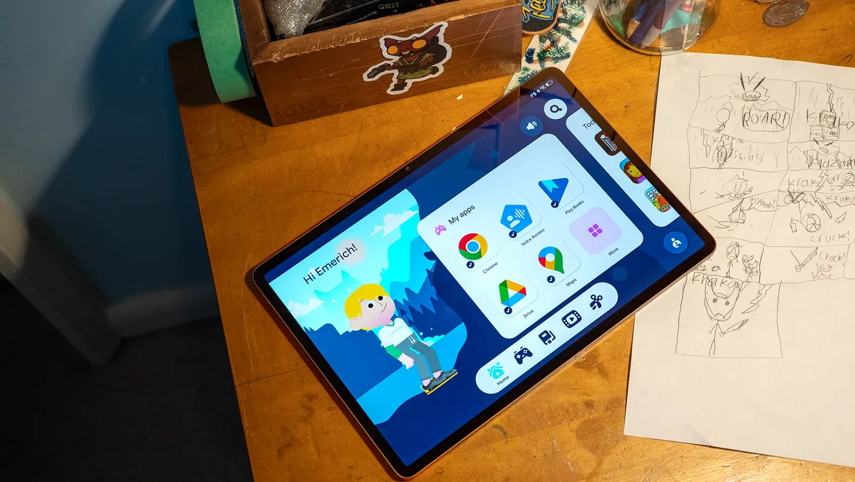 Google Kids Space 在 Honor Pad V9 上运行