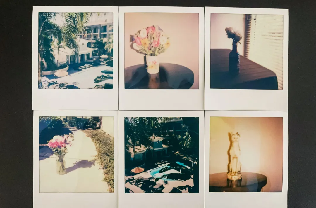 第二代 Polaroid Now Plus 拍摄的六张照片。