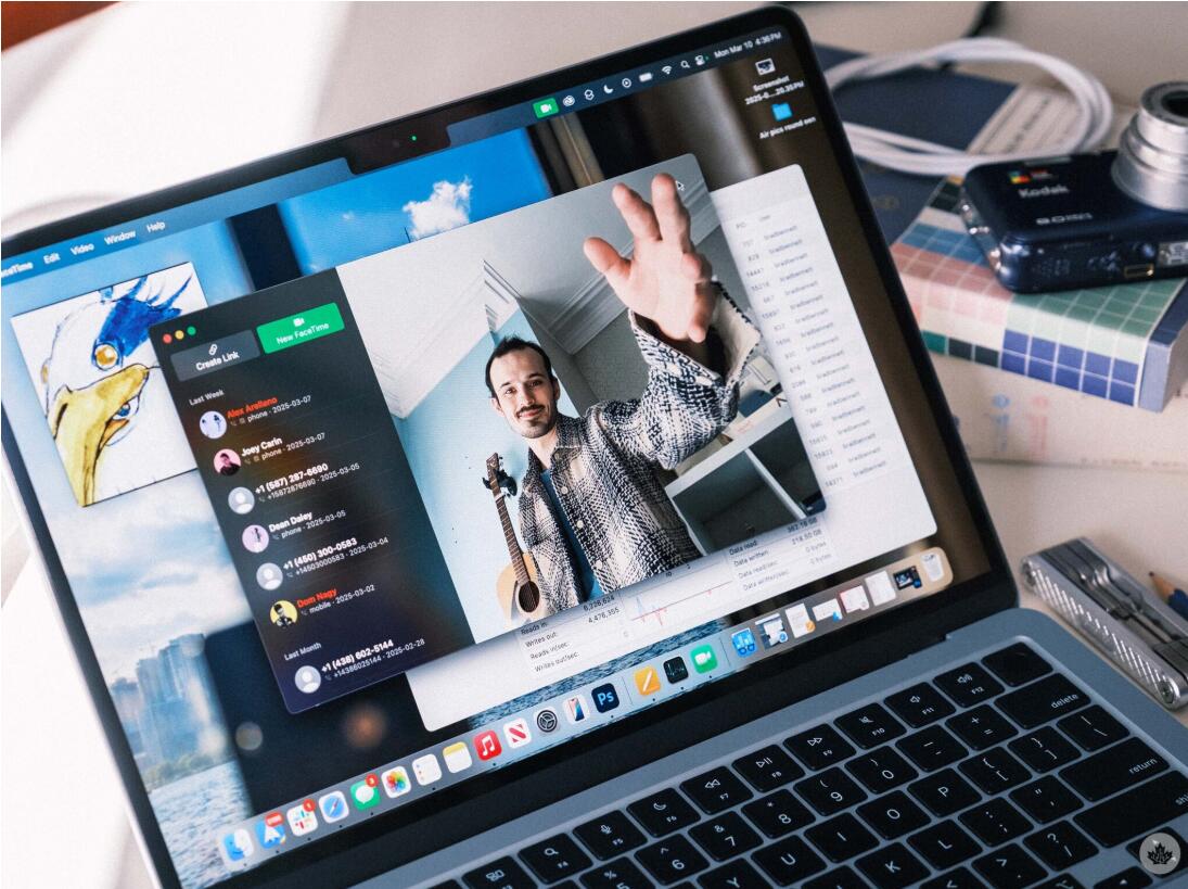 Apple m4 MacBook Air 网络摄像头