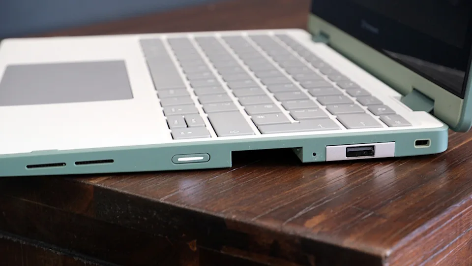 Framework Laptop 12 开机键。