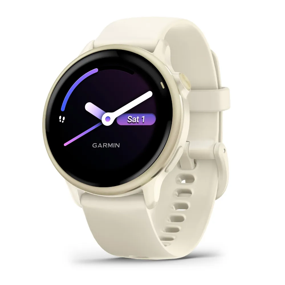 白色背景上的 Garmin Vivoactive 6。