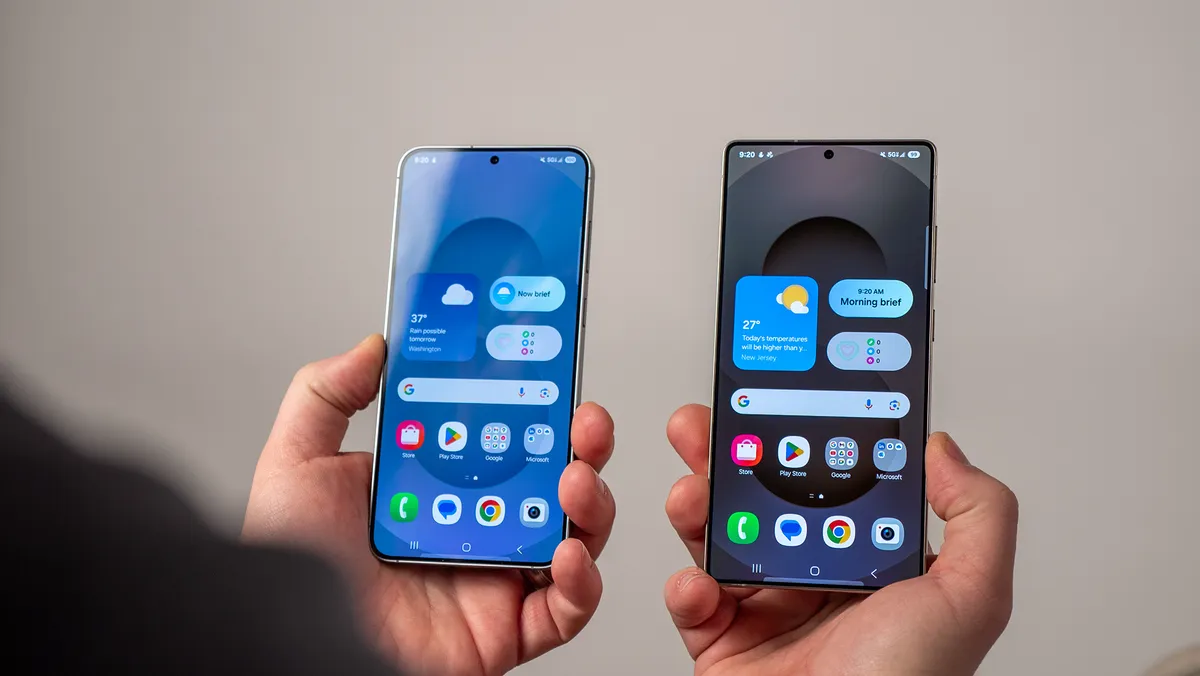 三星 Galaxy S25 Ultra 与三星 Galaxy S25 Plus 的显示屏对比