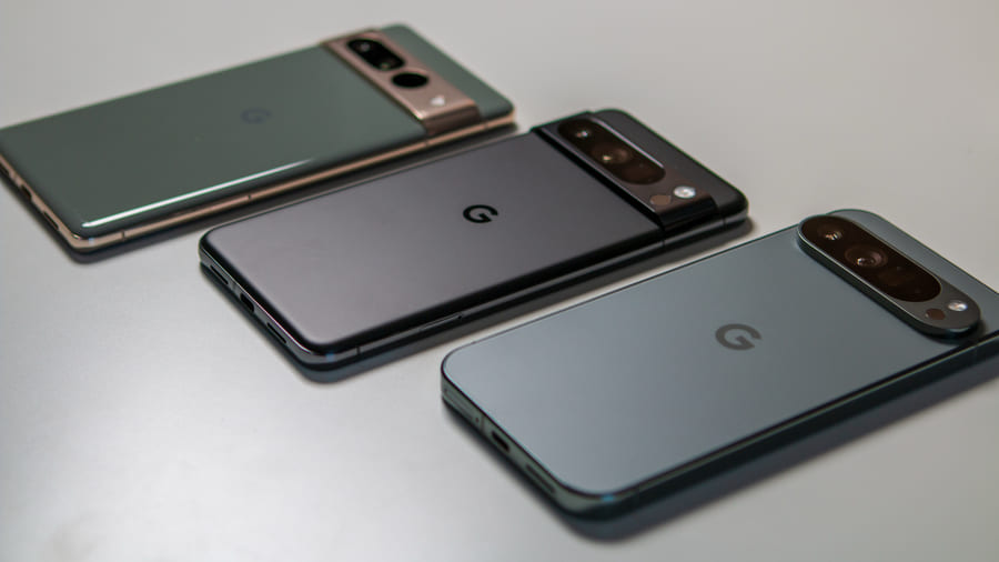 Google Pixel 9 Pro XL 与 Pixel 8 Pro 和 7 Pro