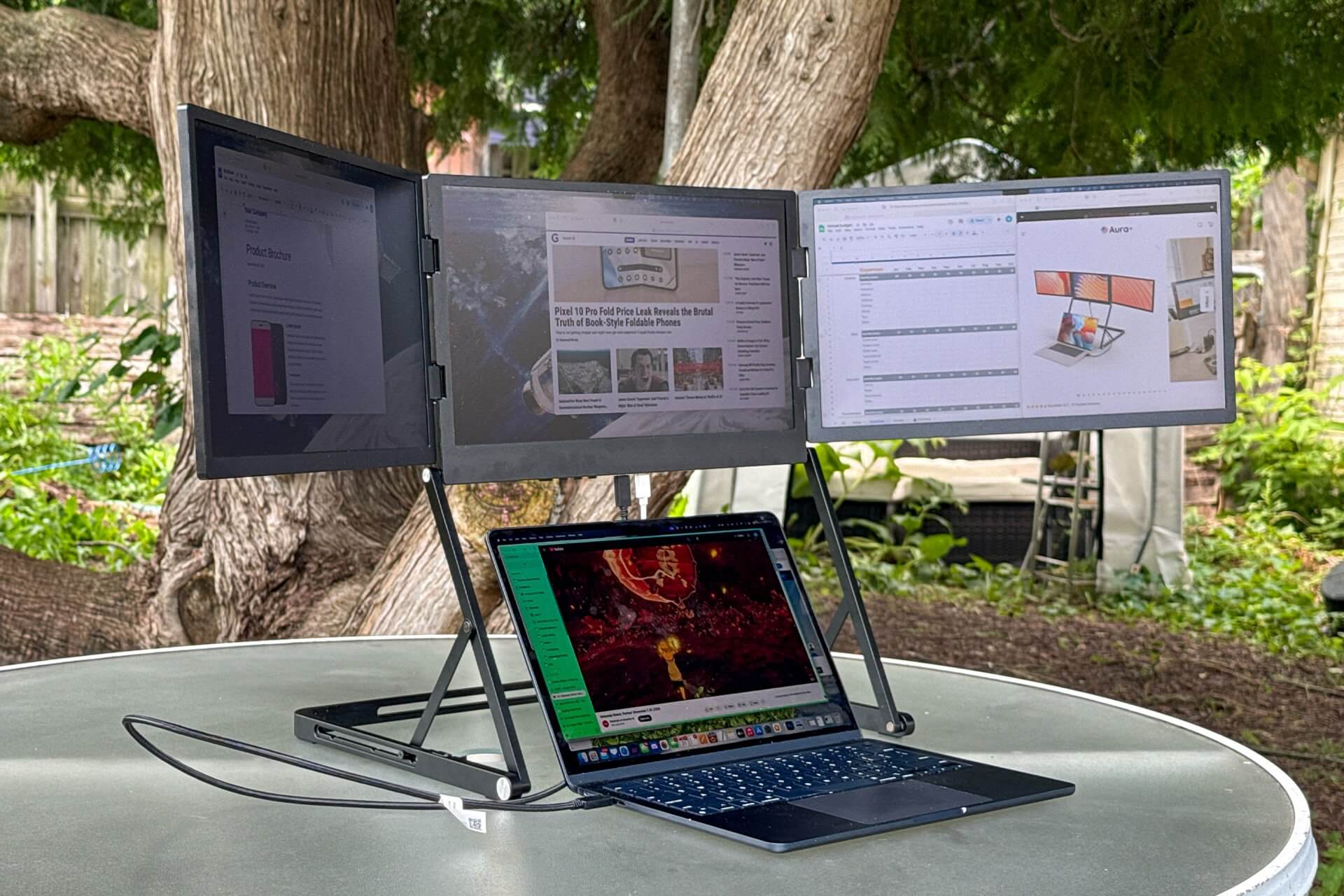 Aura Triple Aero Pro Max 三重显示屏测评