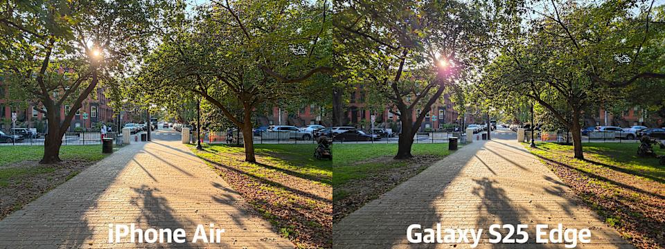 特别是对于快速拍摄，iPhone Air 在光线非常暗的条件下拍摄也没有问题。