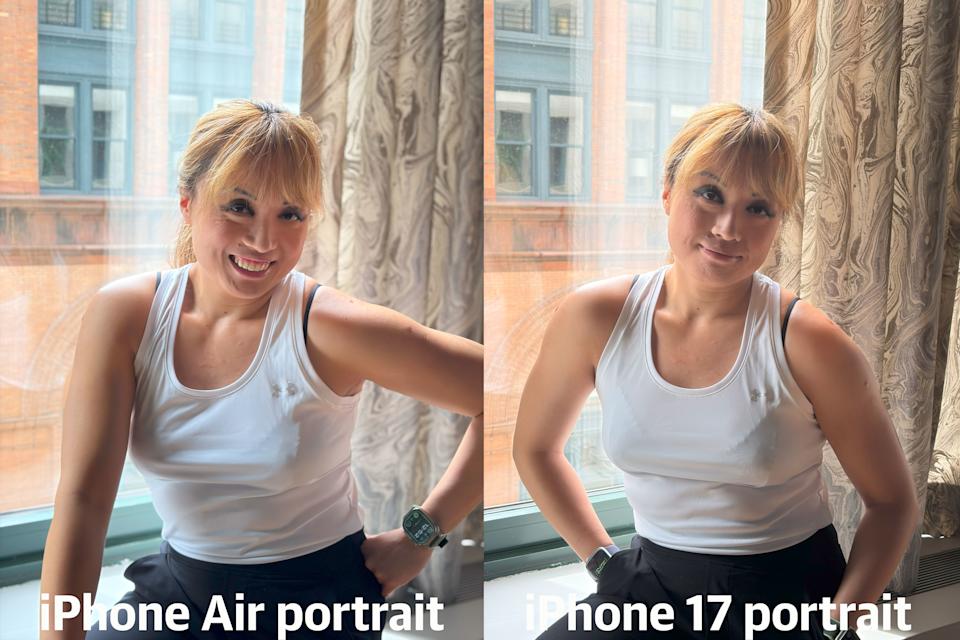 尽管只有一个后置摄像头，但苹果重新设计了 iPhone Air 的人像模式，以便它可以提供与 iPhone 17 的双摄像头相同的质量。