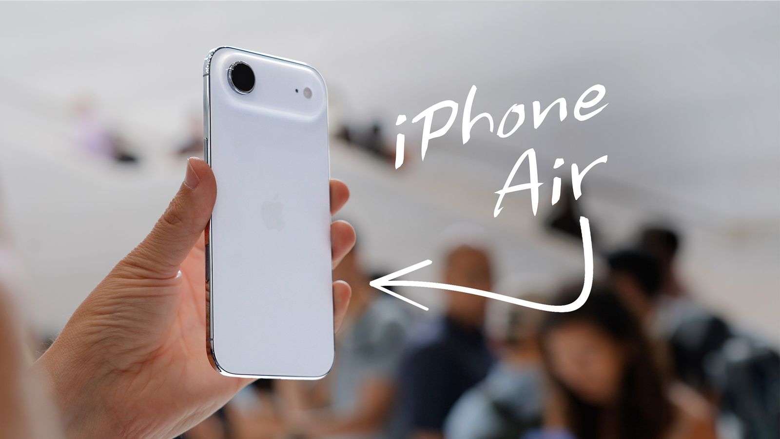 iPhone Air 拇指操作