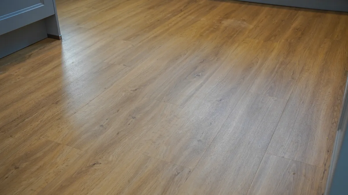 硬地板经过吸力测试后燕麦已清除